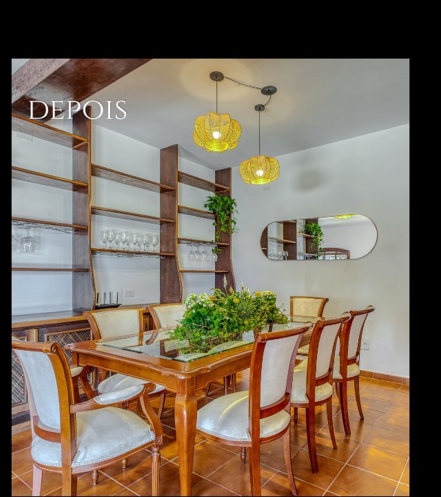Sala de jantar depois da reforma